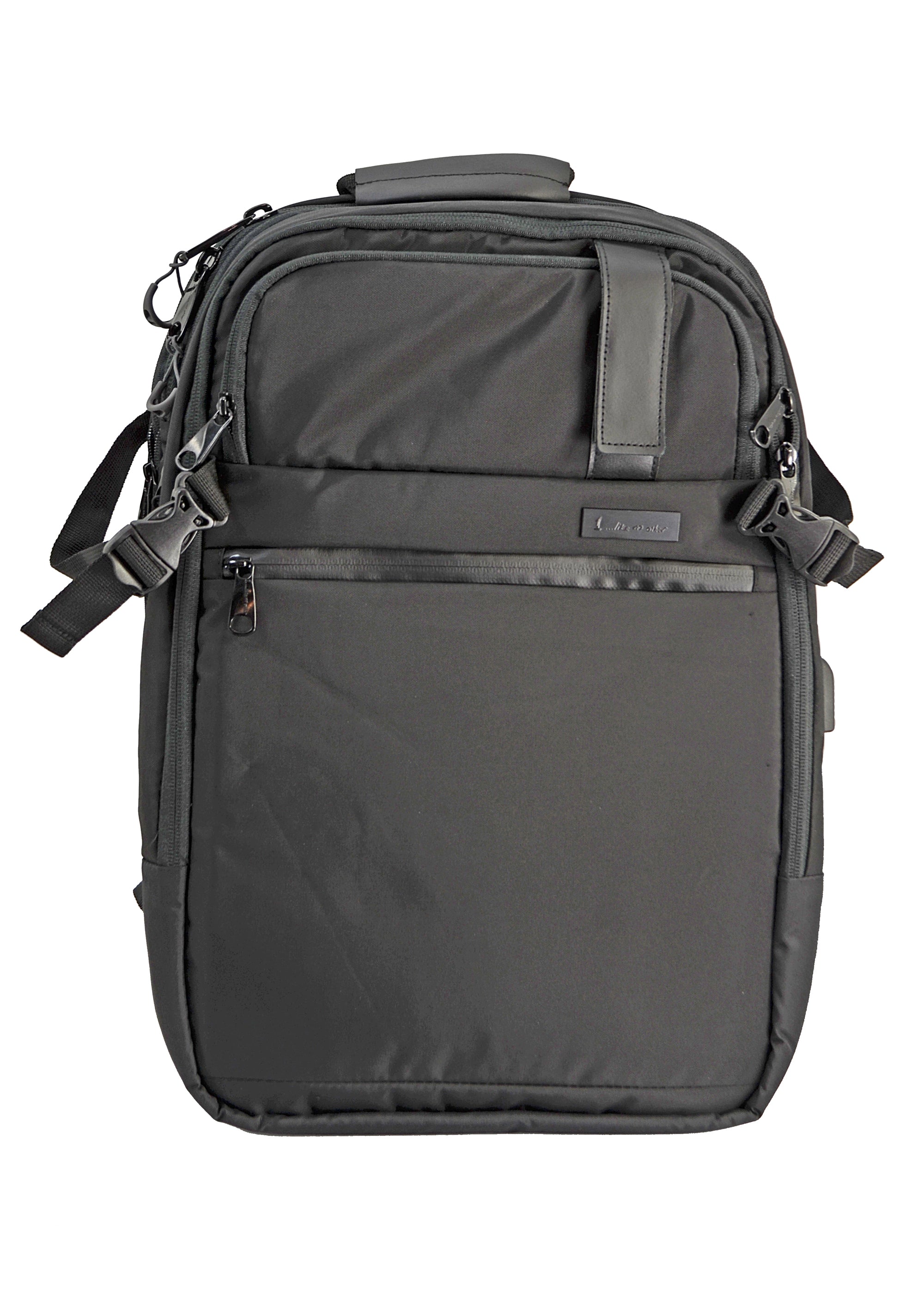 1 Like No Other Expandable Travel Backpack In Black 1 Like No Other Expandable Travel Backpack In Black