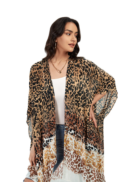 Rachel Roy Leopard Print Kimono | SHOP ROFFE
