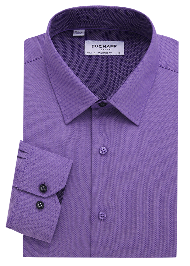 fitted lace wedding dress Mauve Dress Shirt – Luxire Custom Clothing main image 1