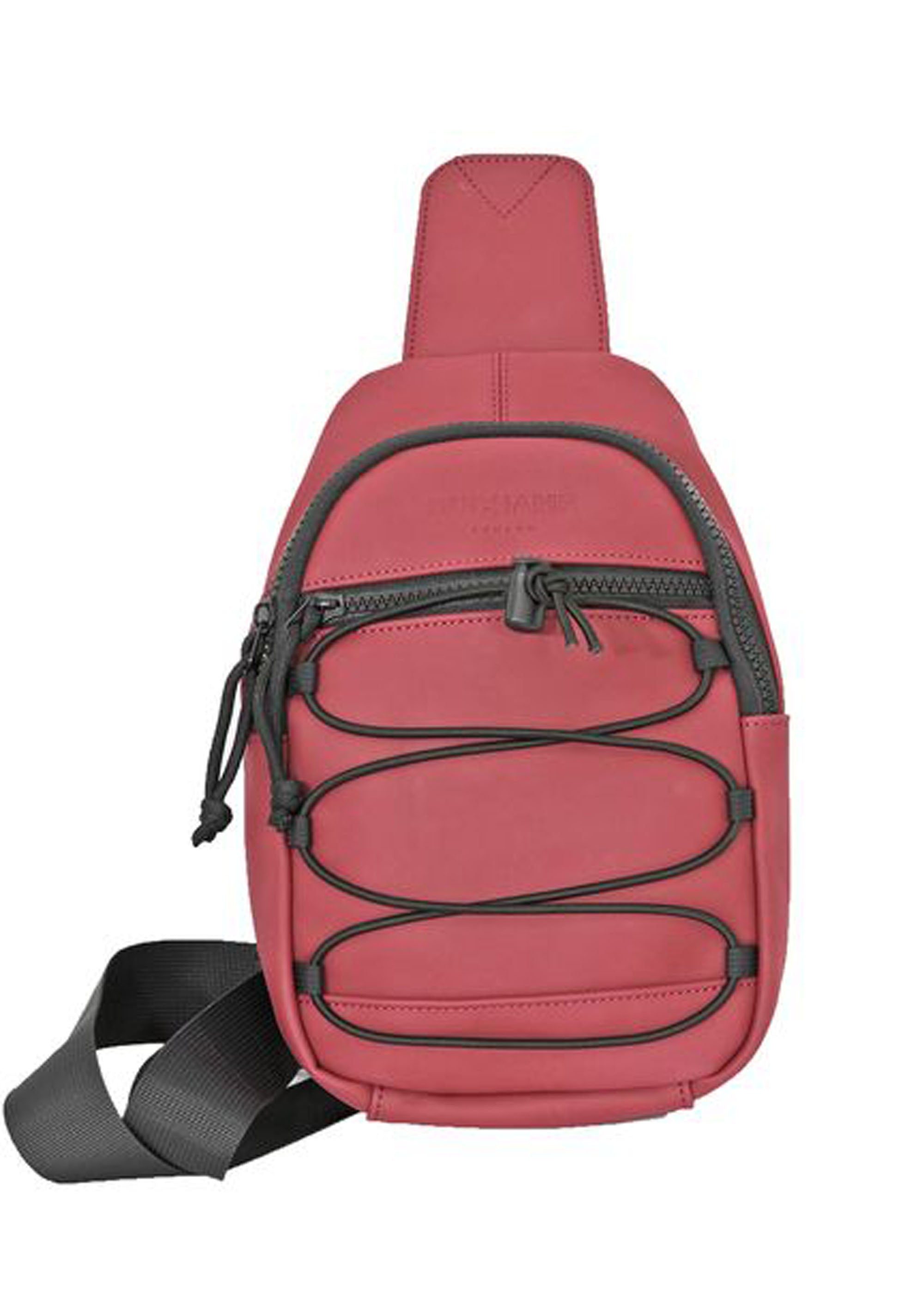 Duchamp London Rubberized Sling  Red Wine Backpack Duchamp Accessories for Men Deals - New and used pre-owned  main image 2