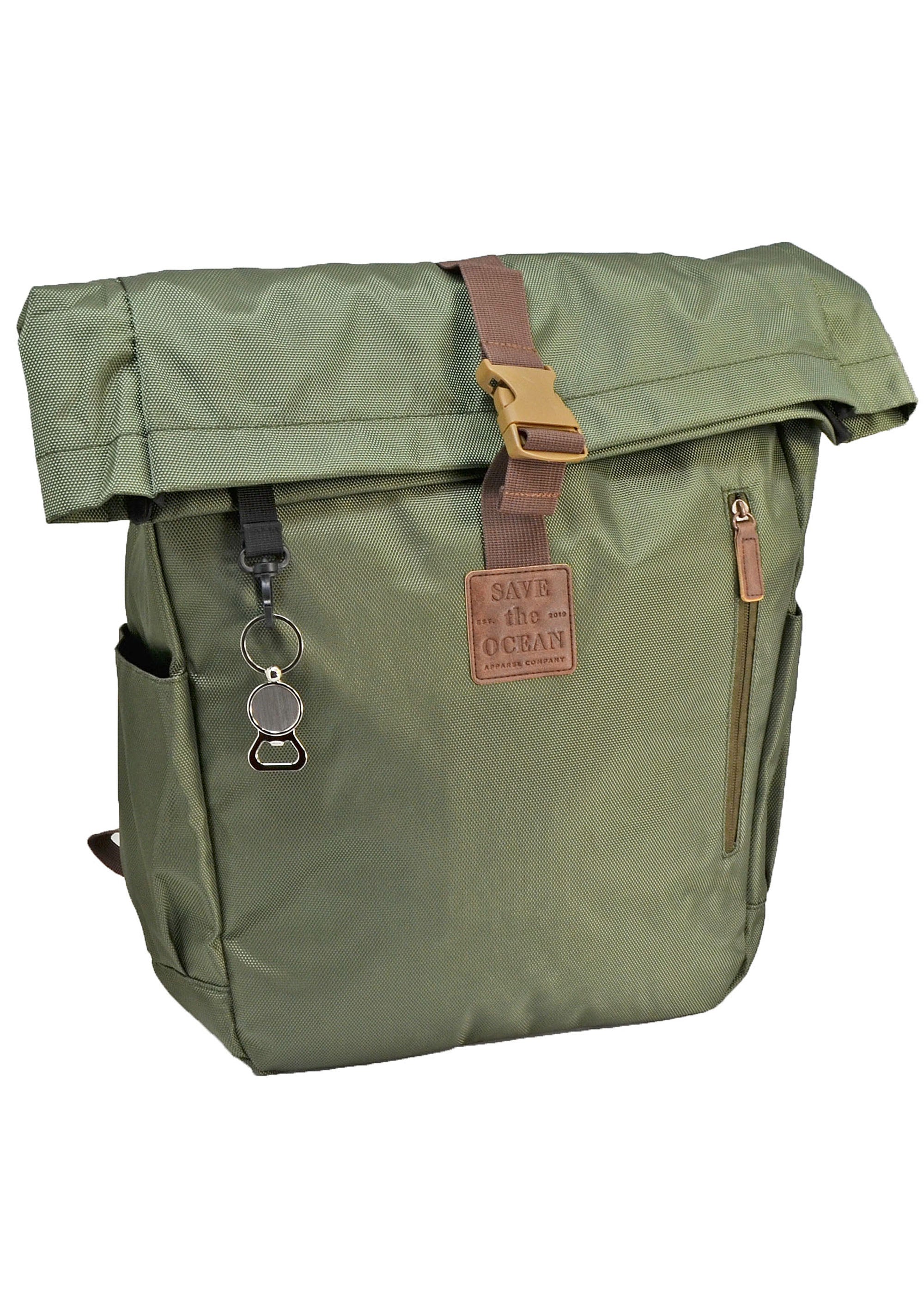 Save the Ocean Sustainable Backpack with Fold over top – SHOP ROFFE