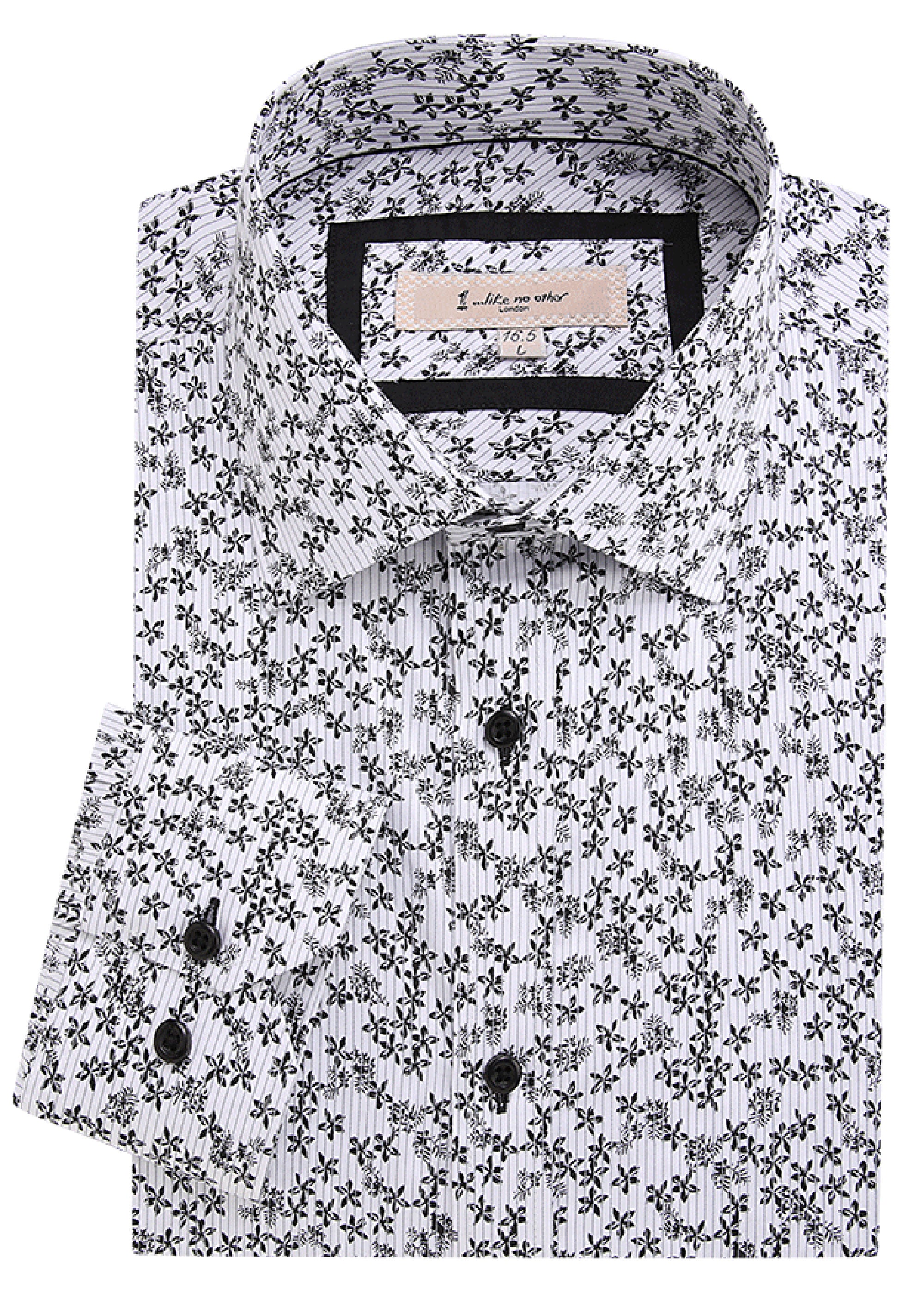 1 Like No Other Floral Dress Shirt 18 / Black 1 Like No Other Floral Dress Shirt 18 / Black