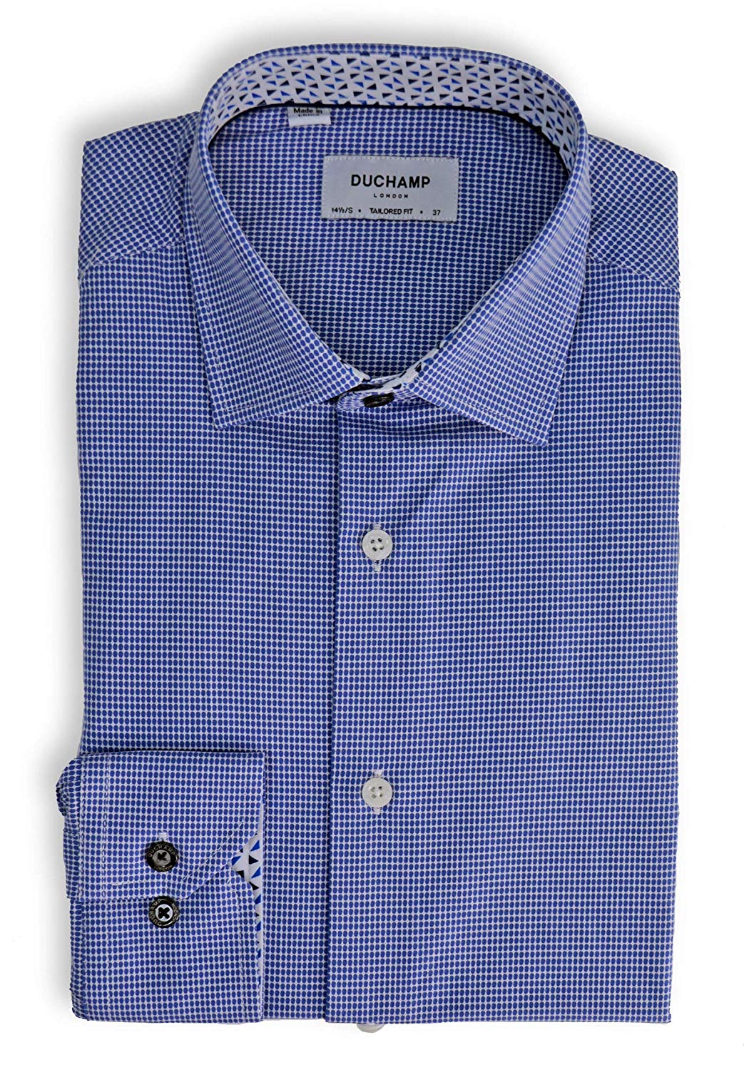 duchamp men's tailored fit dress shirt Duchamp London Fancy Gingham Dress Shirt