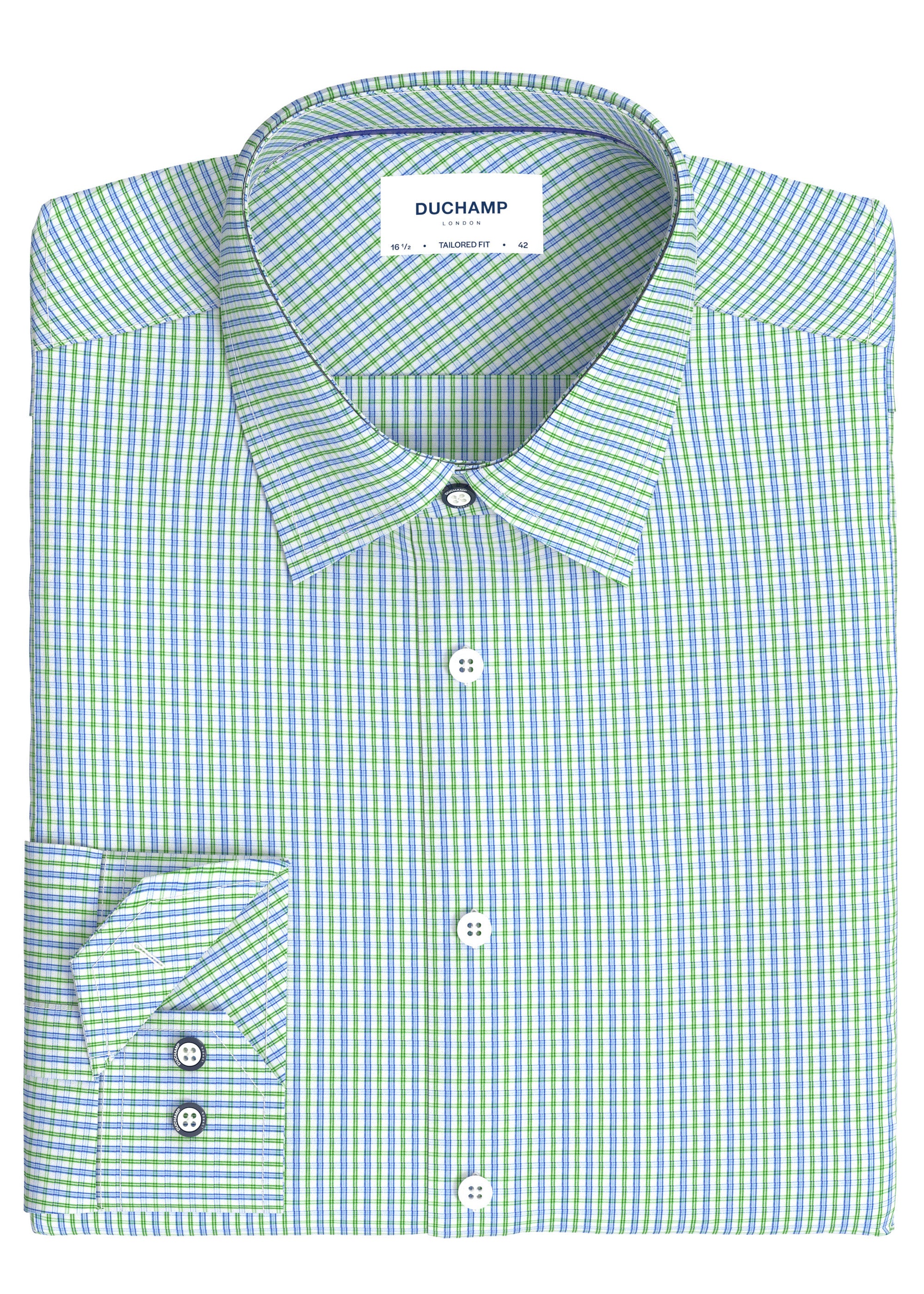 Duchamp London Men's Check Dress Shirt