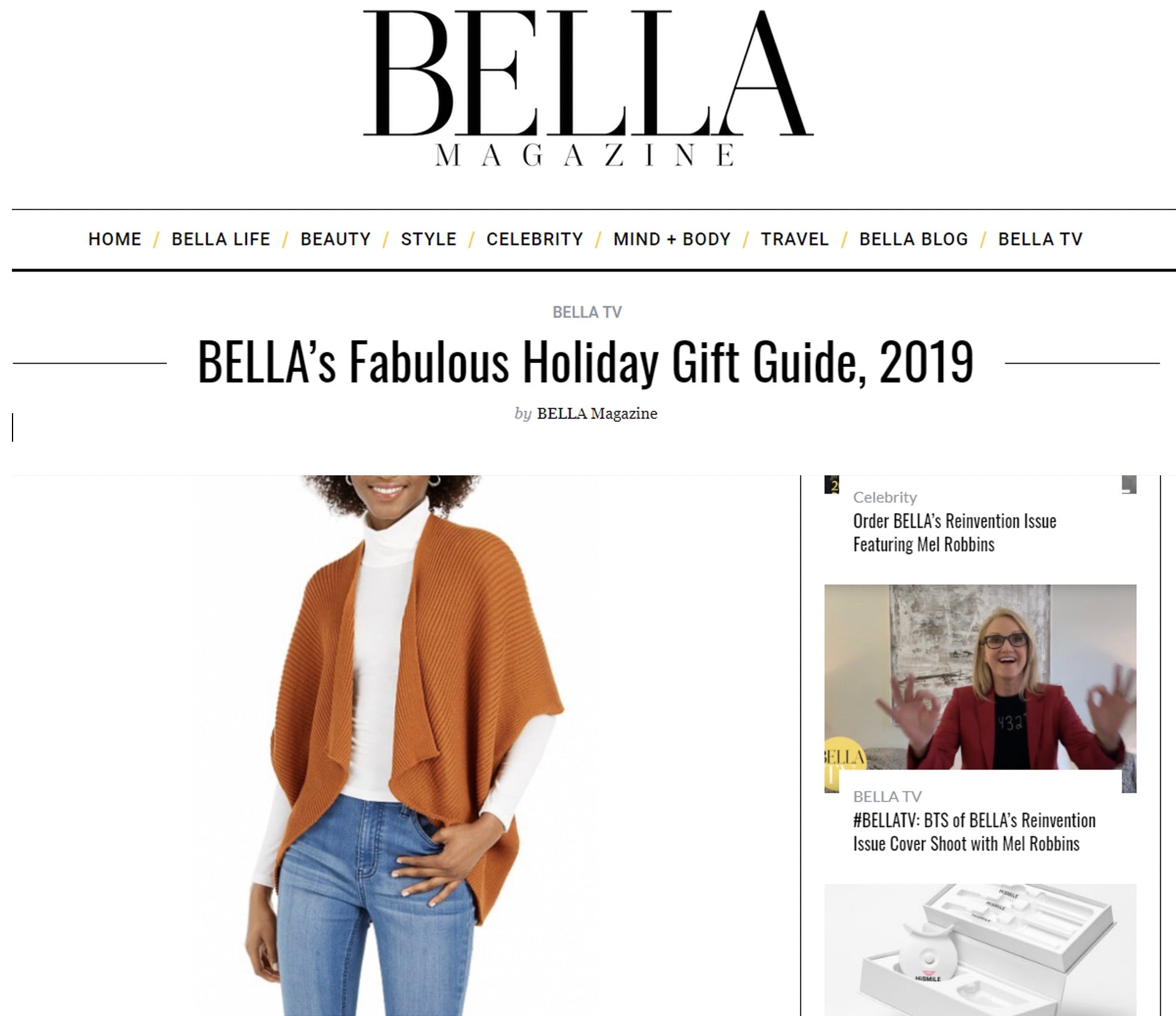 Save the Ocean Wearable in Bella Magazine