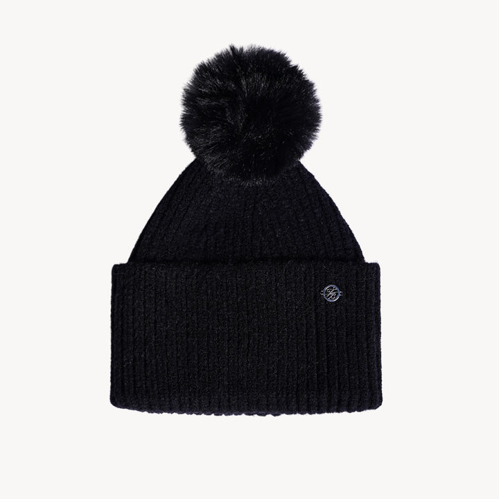 Ted Baker London Women's Black Pom Beanie