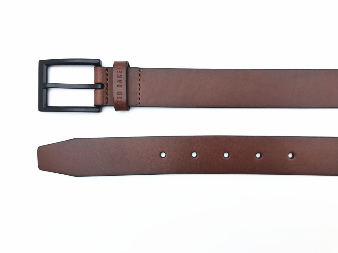 Ted Baker London Brown Reversible Leather Belt