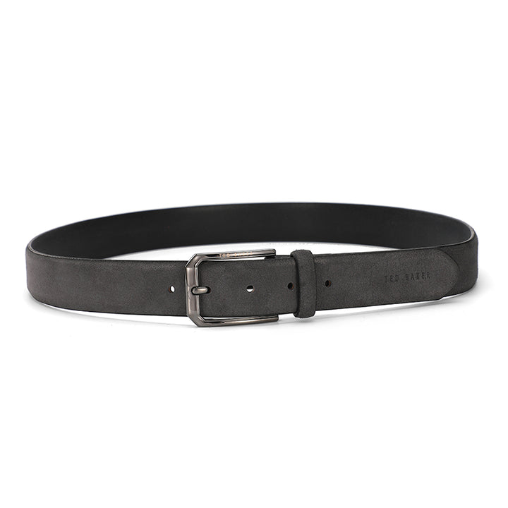 Ted Baker London Grey Suede Leather Belt
