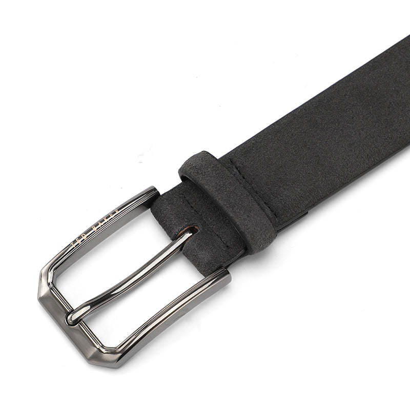 Ted Baker London Grey Suede Leather Belt