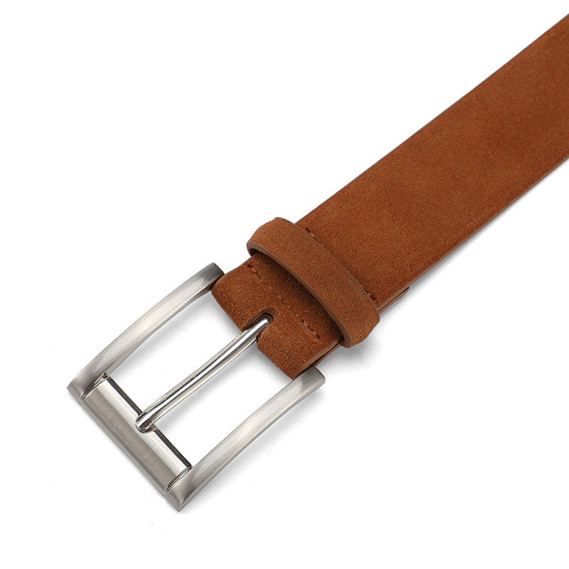 Ted Baker London Chestnut Suede Leather Belt