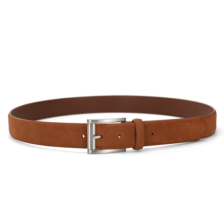 Ted Baker London Chestnut Suede Leather Belt