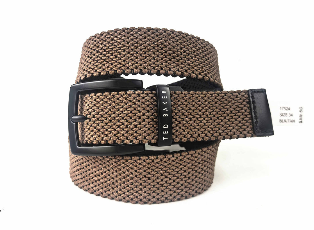 Ted Baker London Black reversible to Tan Web Belt