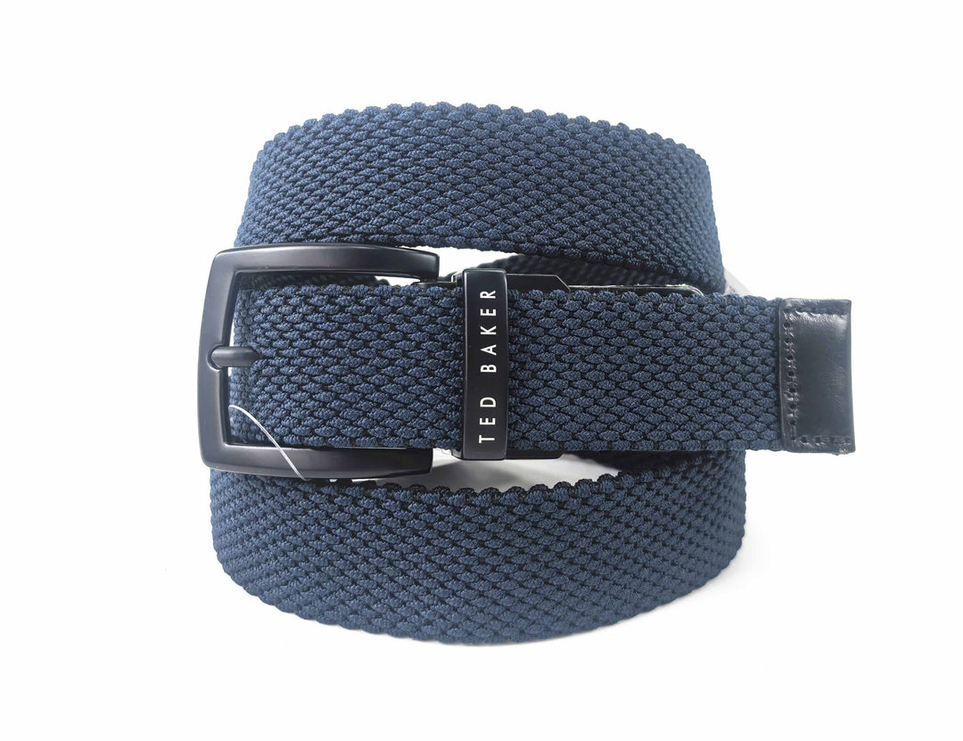 Ted Baker London Navy reversible to Black Web Belt