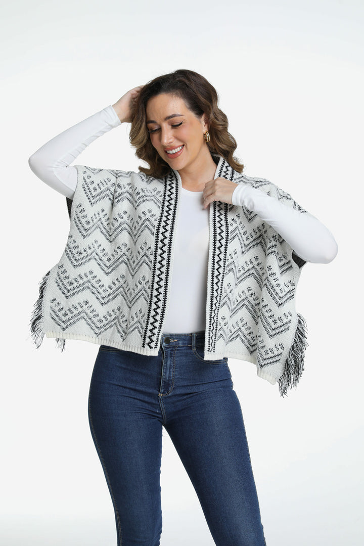 Roffe Chevron Ruana