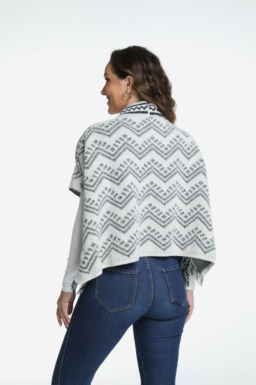 Roffe Chevron Ruana