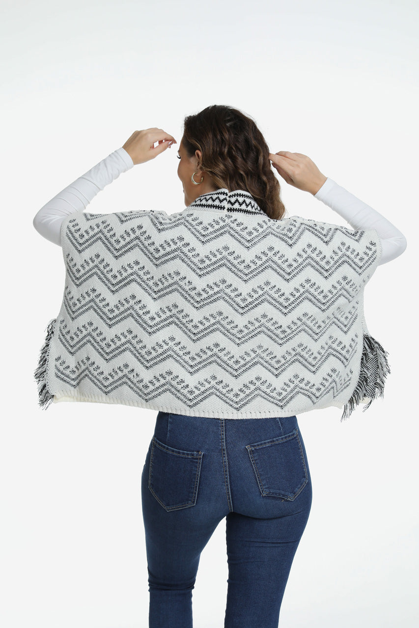 Roffe Chevron Ruana