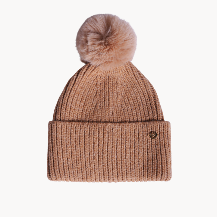 Ted Baker London Women's Camel Pom Beanie