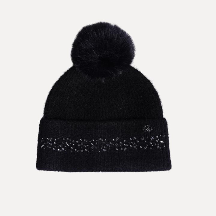 Ted Baker London Women's Black Beanie and Glove Set