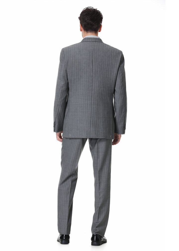 Hechter Paris Striped Modern Fit Suit