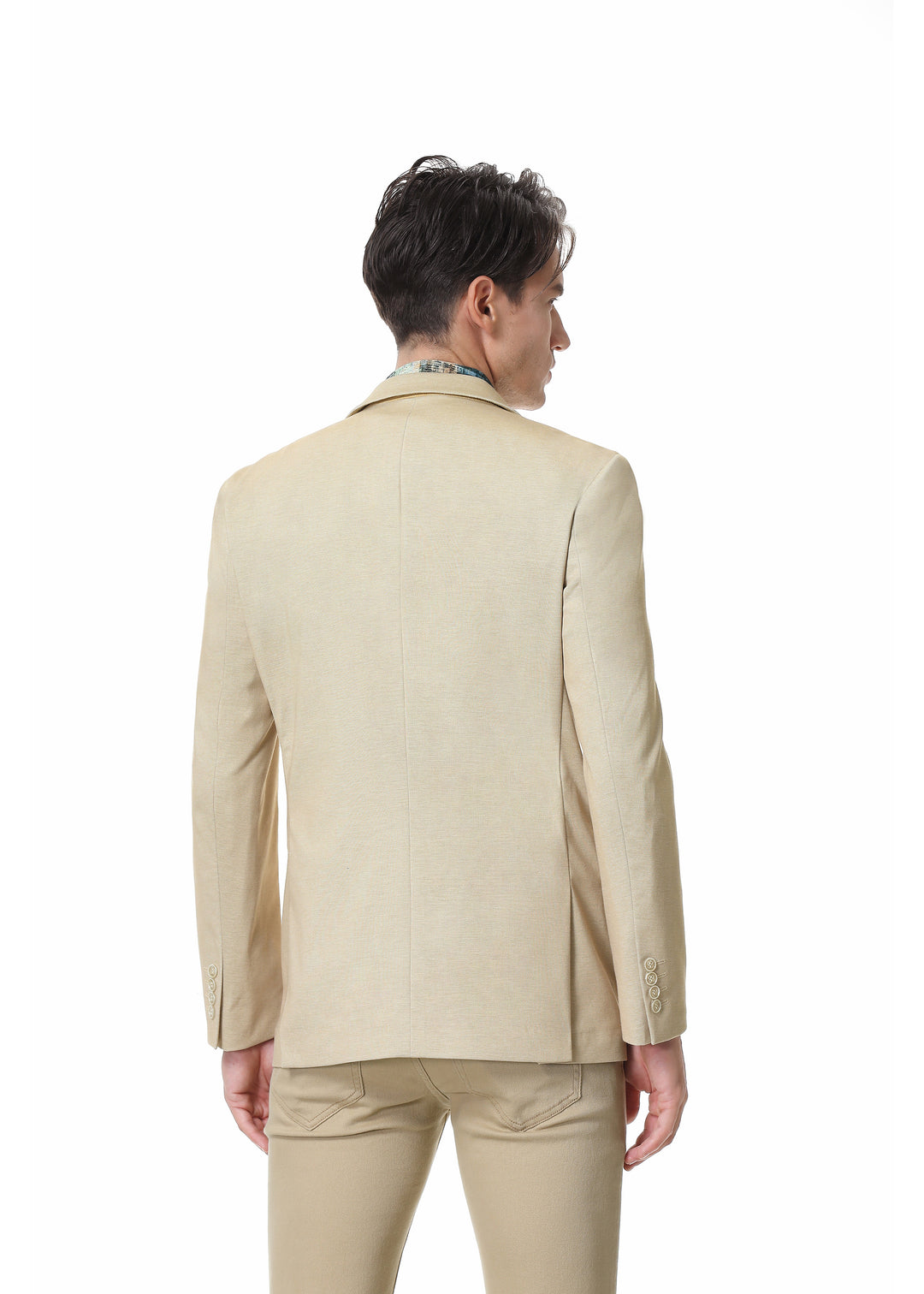 Duchamp London Beige Stretch Sport Coat