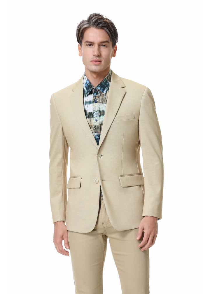 Duchamp London Beige Stretch Sport Coat