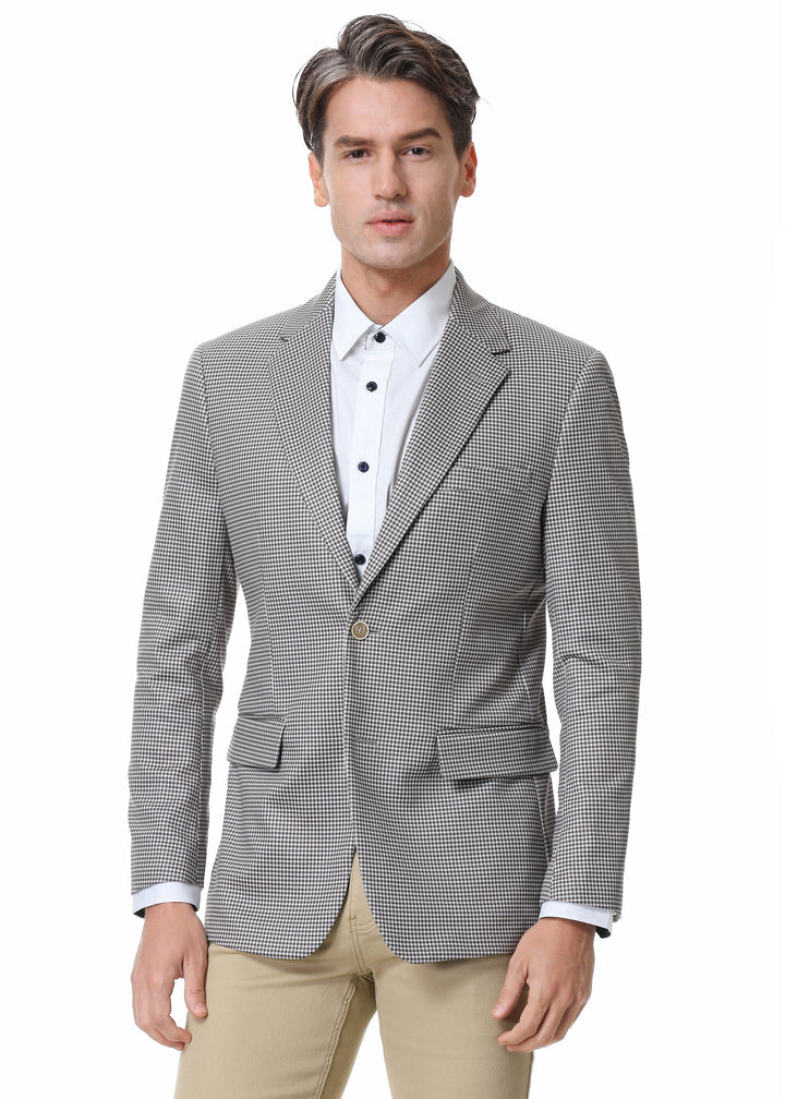 Duchamp London Check Stretch Sport Coat