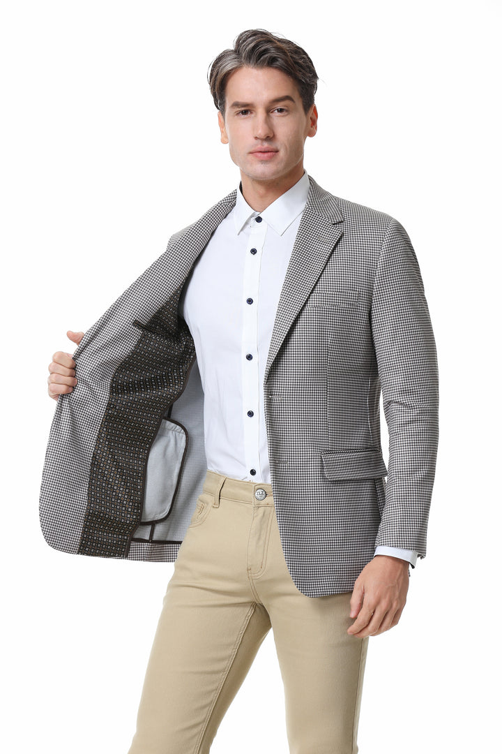 Duchamp London Check Stretch Sport Coat