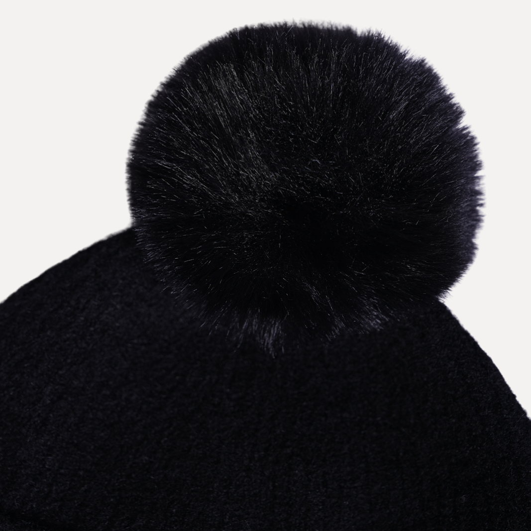 Ted Baker London Women's Black Beanie and Glove Set