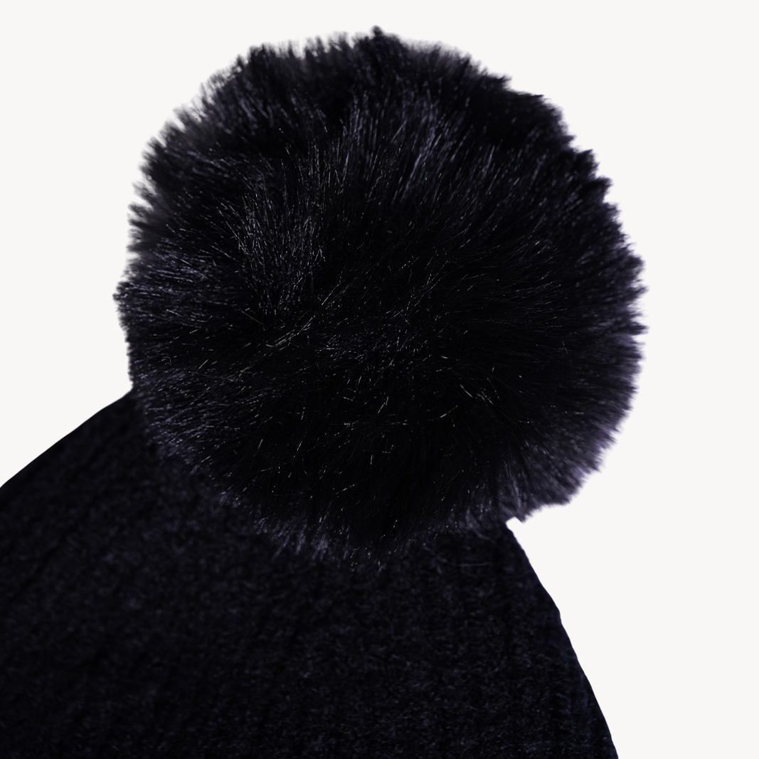 Ted Baker London Women's Black Pom Beanie