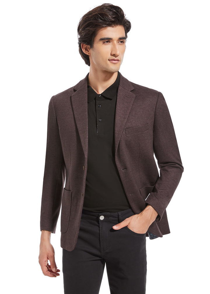 Lucky Brand Burgundy Knit Jacket