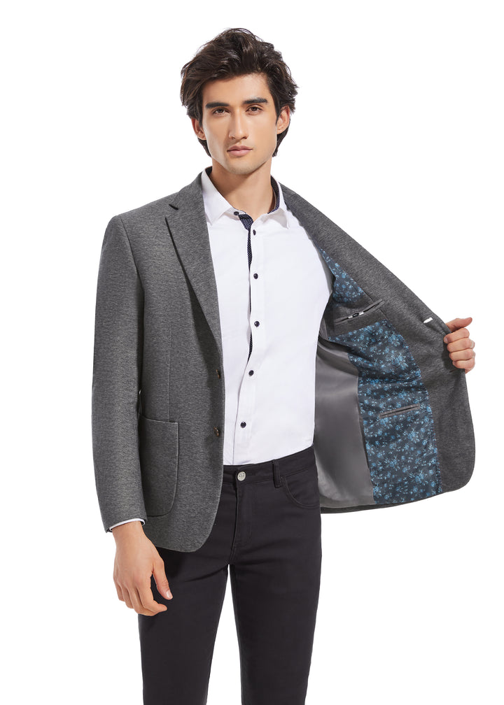 Lucky Brand Grey Knit Jacket