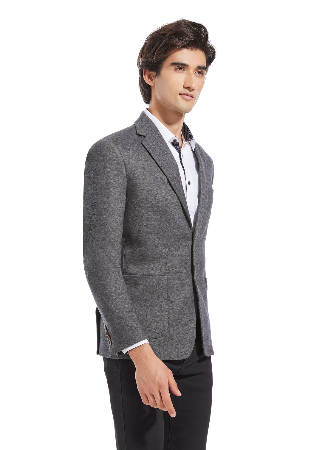 Lucky Brand Grey Knit Jacket