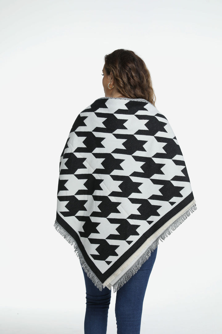 Save the Ocean Houndstooth Scarf