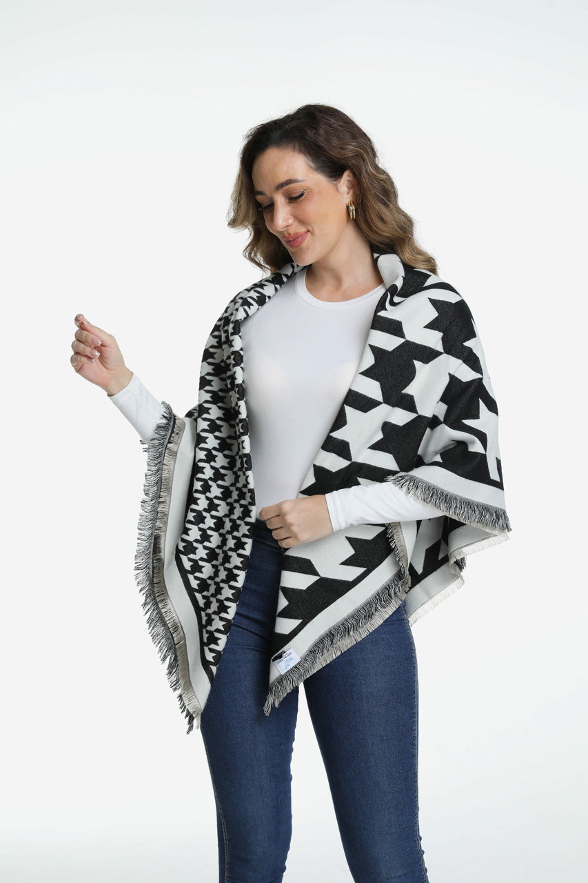Save the Ocean Houndstooth Scarf