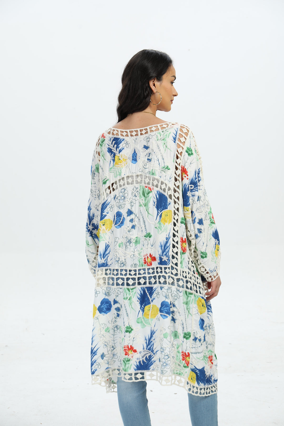 ROFFE FLORAL KIMONO