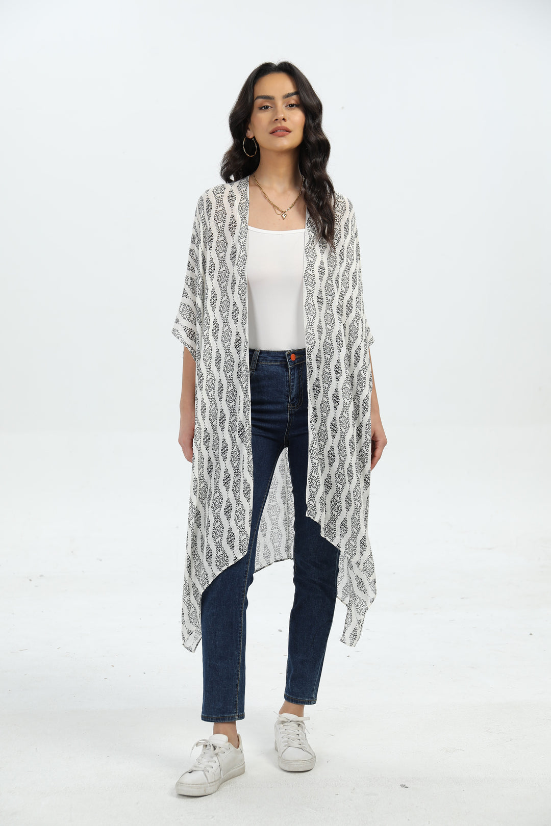 ROFFE PRINTED KIMONO