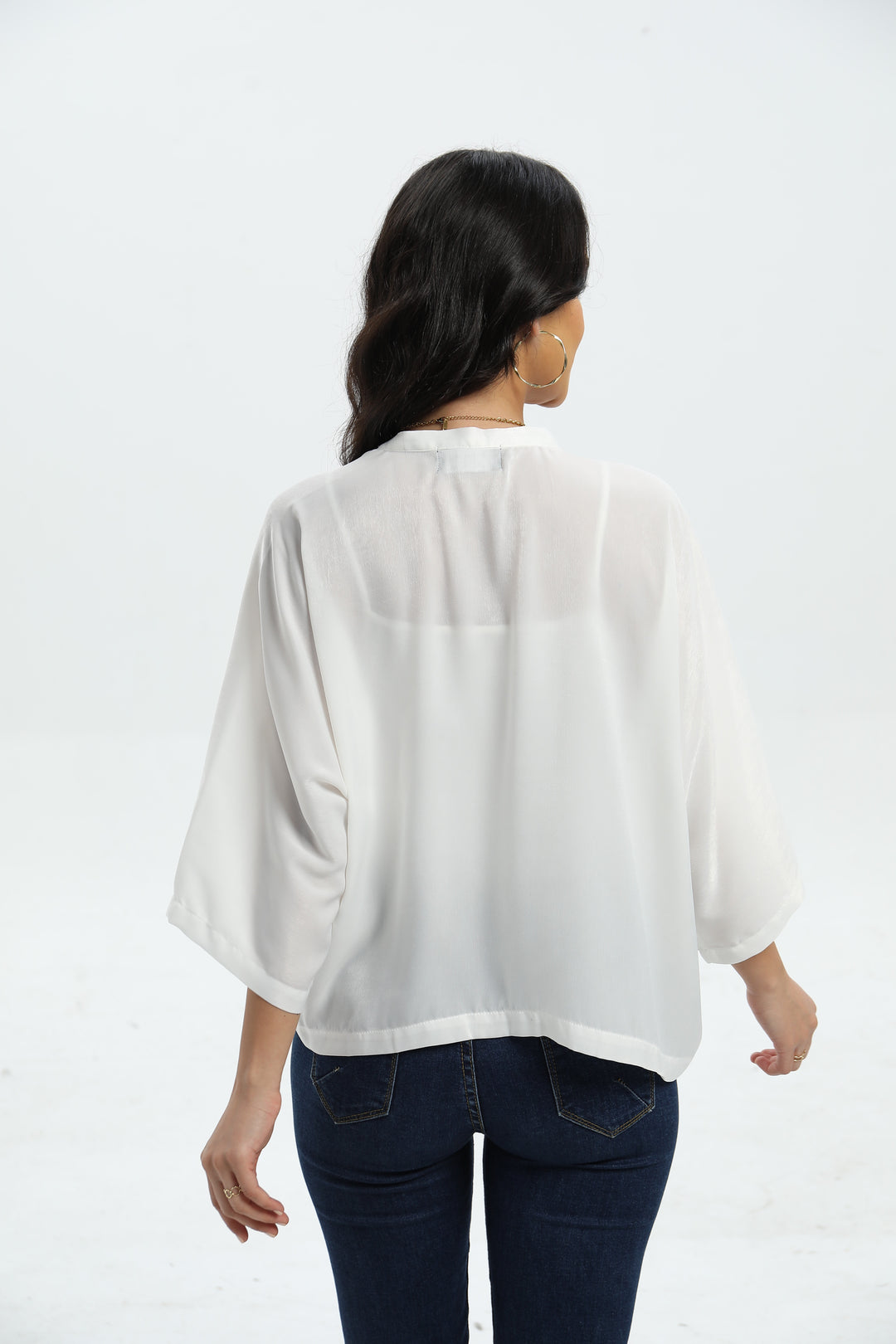 ROFFE CROPPED KIMONO