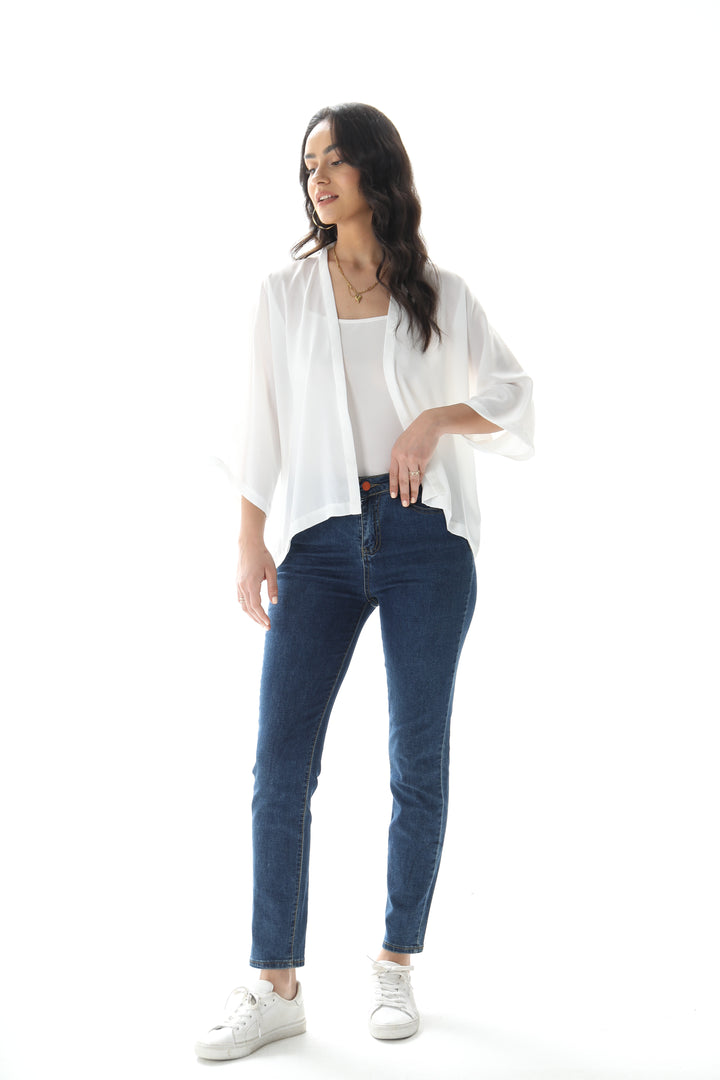ROFFE CROPPED KIMONO
