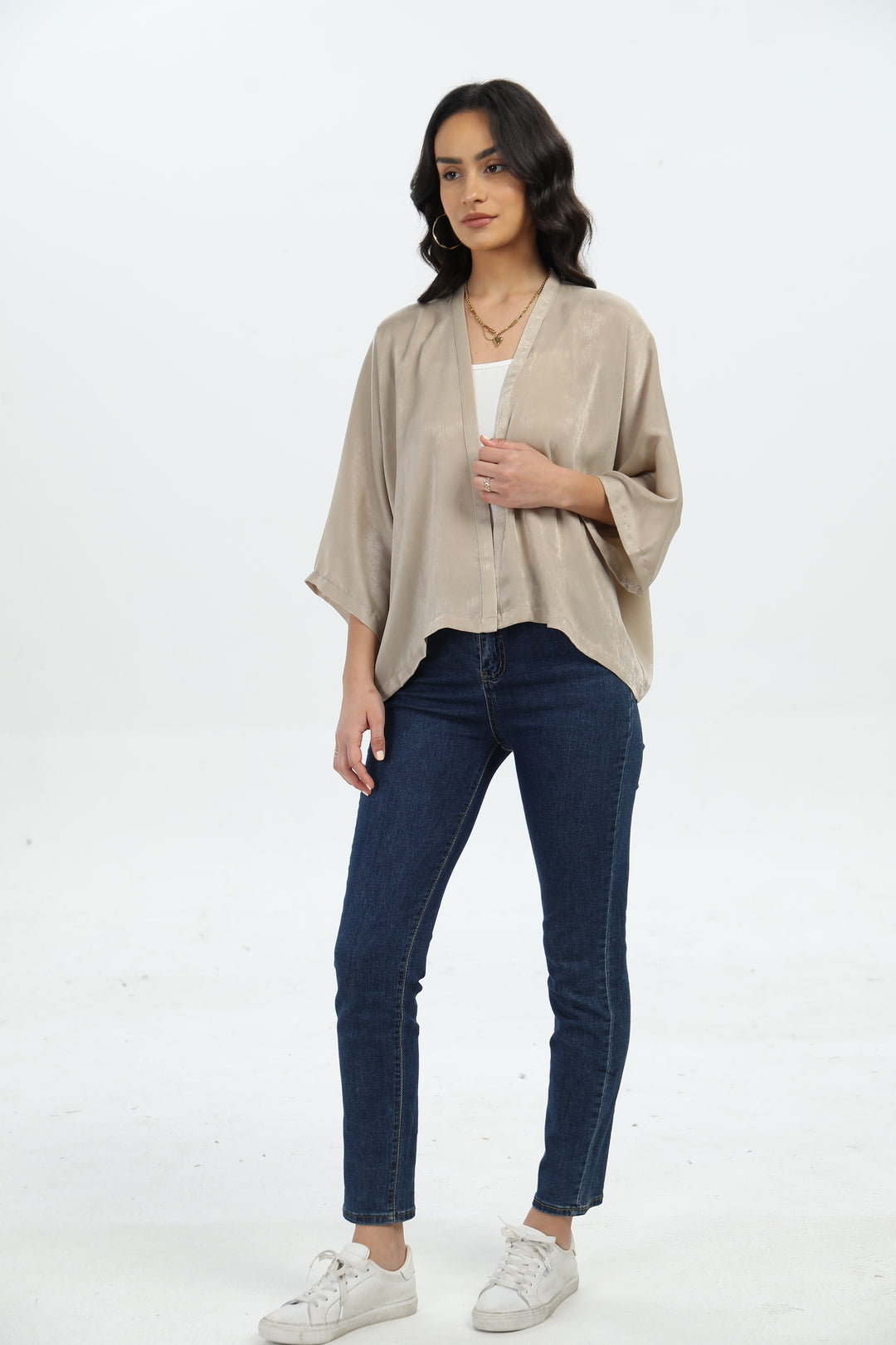ROFFE CROPPED KIMONO