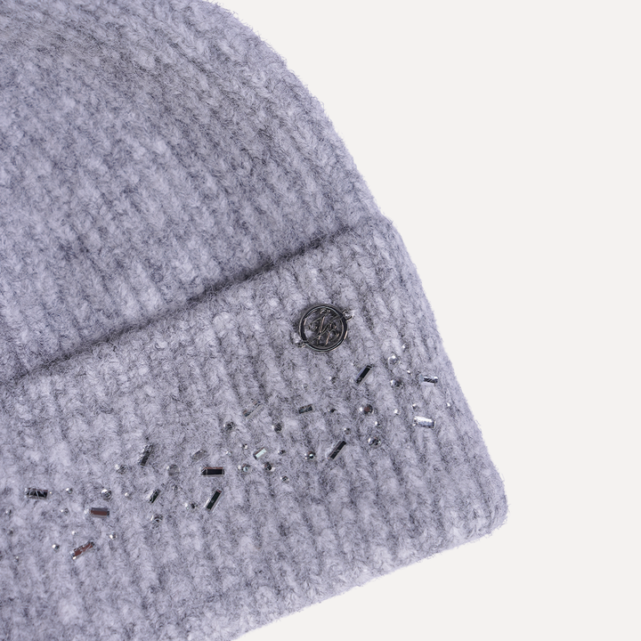 Ted Baker London Women's Silver Beanie and Glove Set