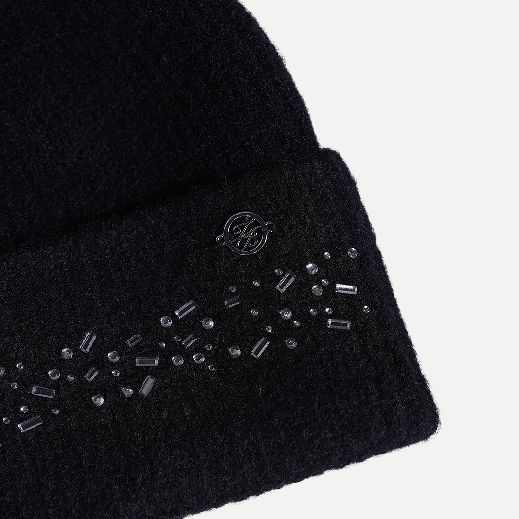 Ted Baker London Women's Black Beanie and Glove Set