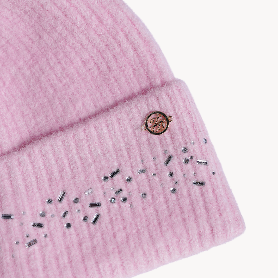 Ted Baker London Women's Pink Beanie and Glove Set