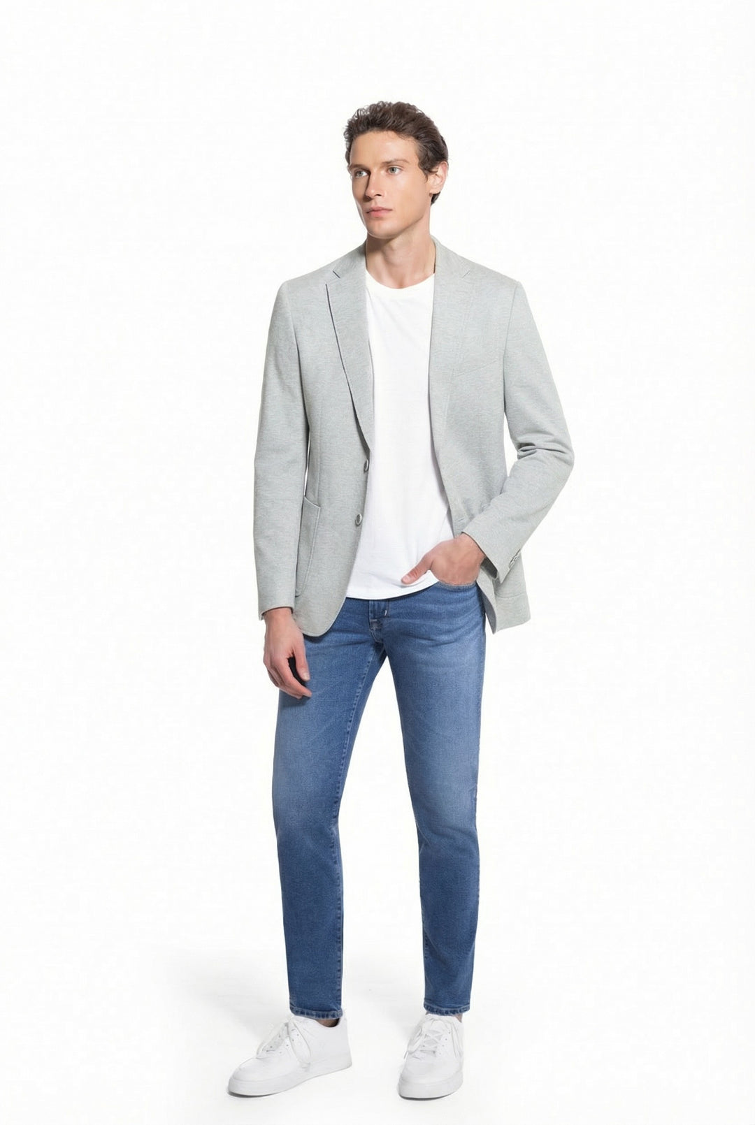 Lucky Brand Grey Heather Sport Coat