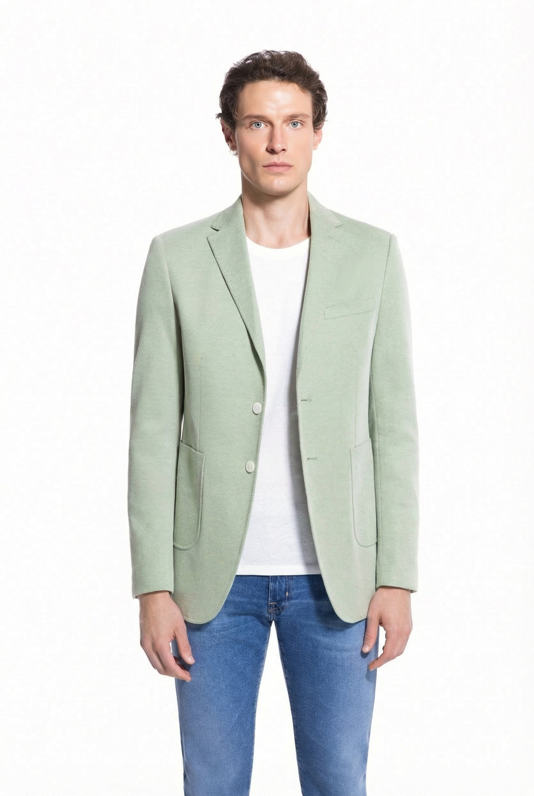 Lucky Brand Mint Pique Knit Sport Coat