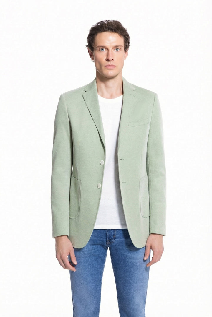 Lucky Brand Mint Pique Knit Sport Coat