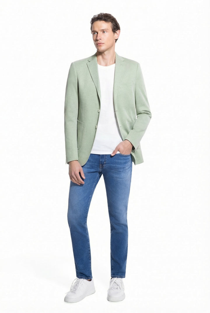 Lucky Brand Mint Pique Knit Sport Coat