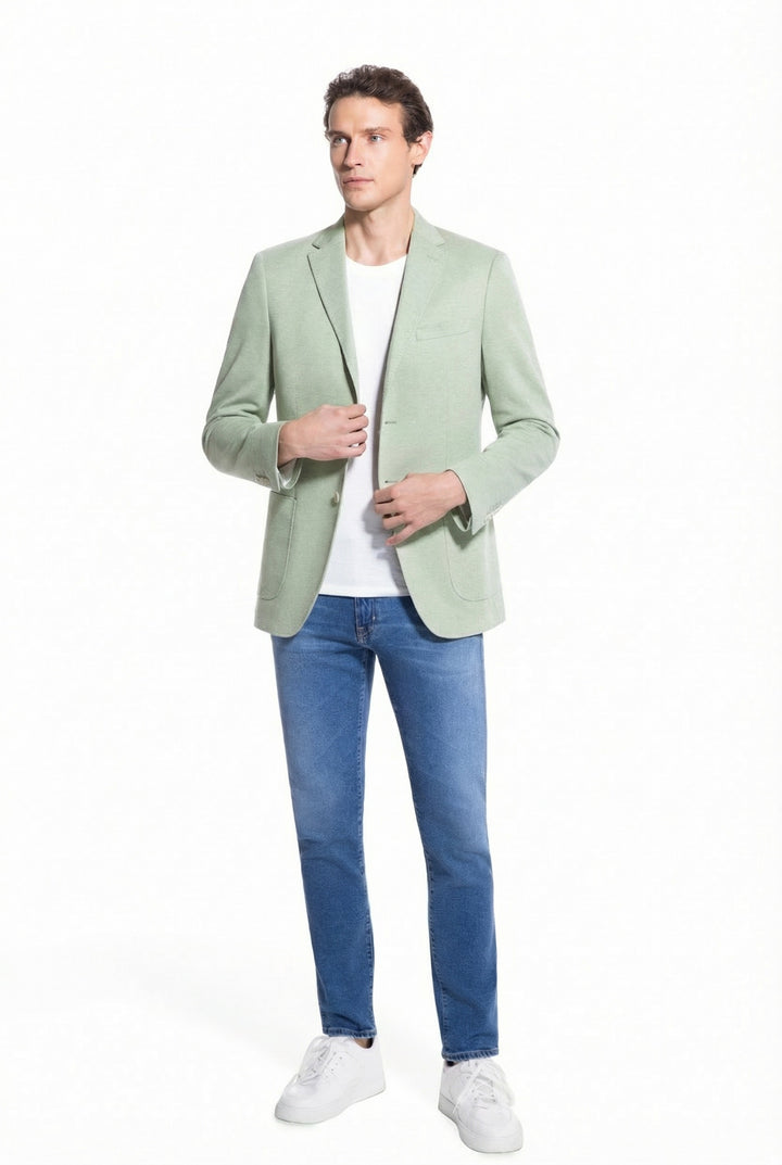 Lucky Brand Mint Pique Knit Sport Coat