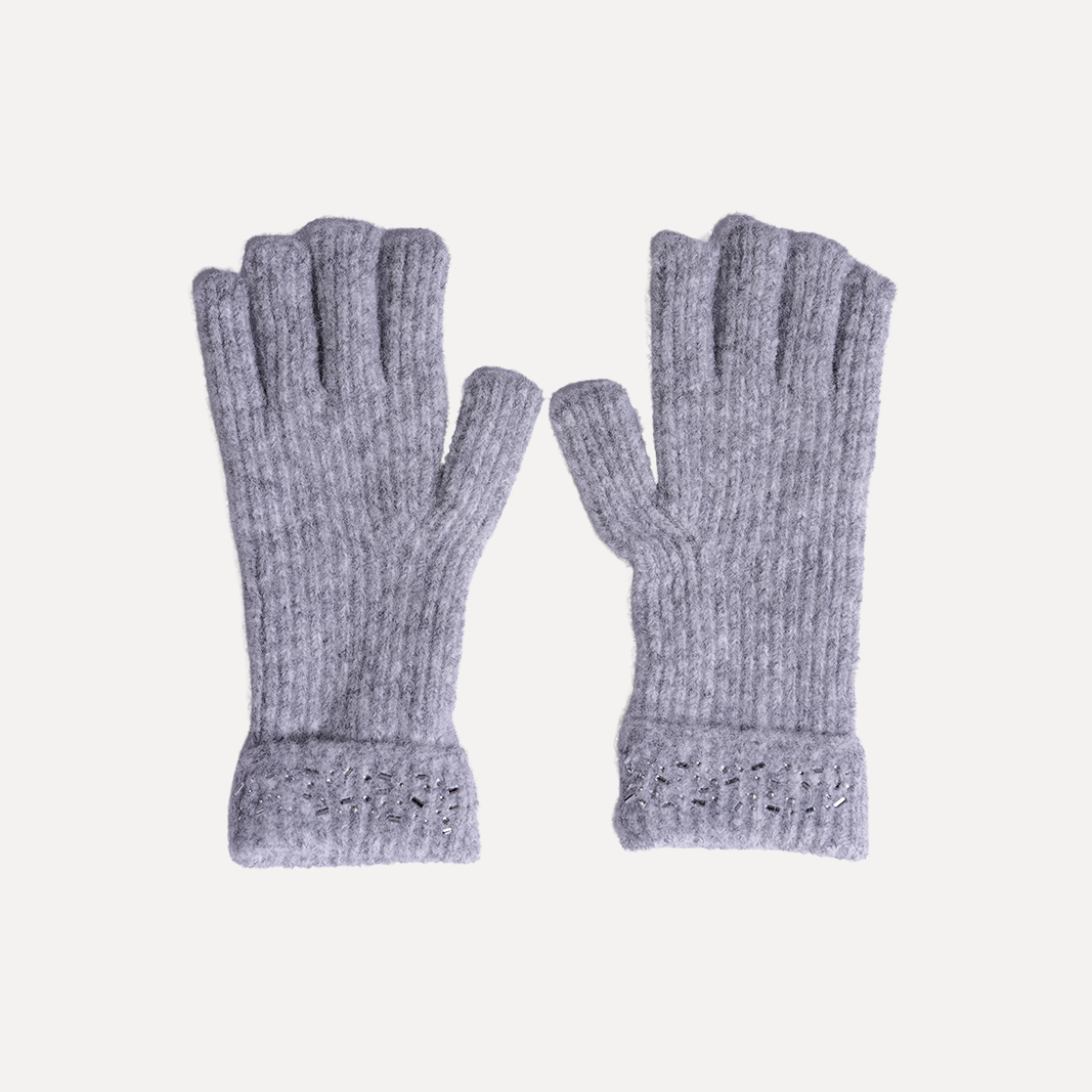 Ted Baker London Women's Silver Beanie and Glove Set