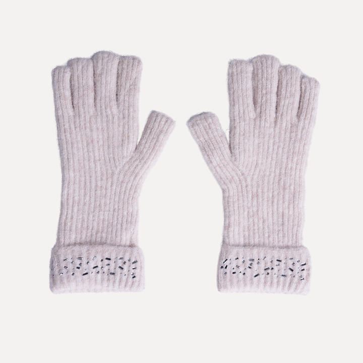 Ted Baker London Women's Ivory Beanie and Glove Set