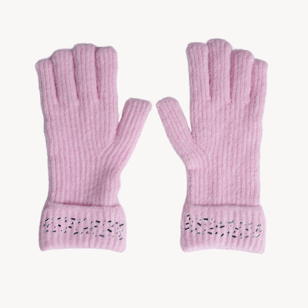 Ted Baker London Women's Pink Beanie and Glove Set